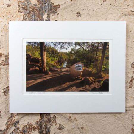 the western terminus of the ice age trail