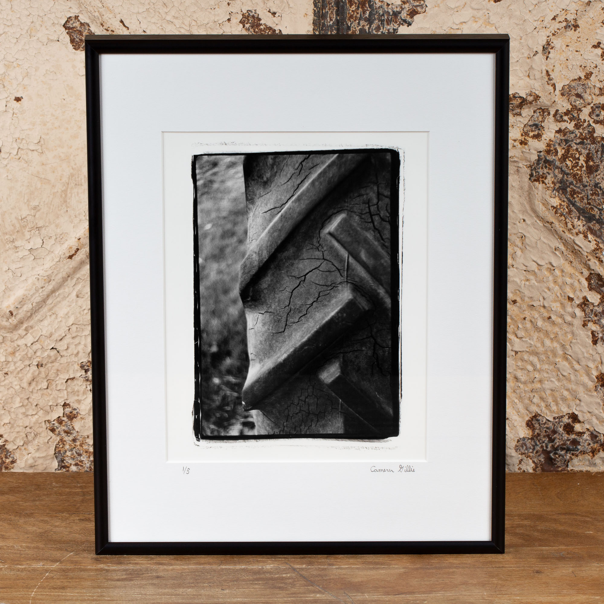 Mazomanie, Wisconsin framed black and white darkroom print - outlets Limited edition of five