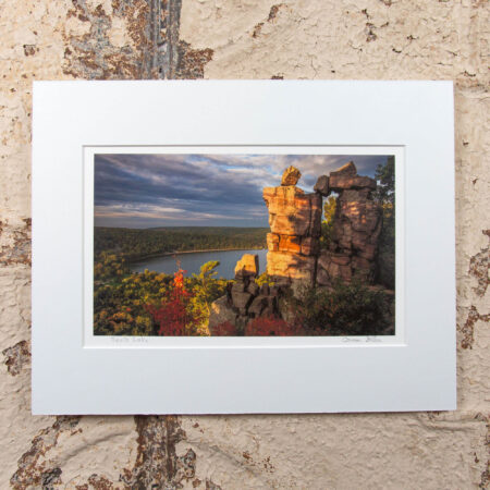 the devils lake segment of the ice age trail.