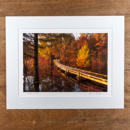 photograph of the Bohn Lake segment of the Ice age trail